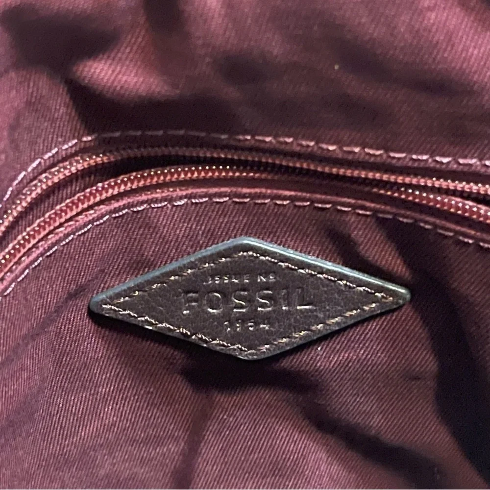 Fossil Dawson Patchwork Colorblock Leather Bag - Picture 8 of 11